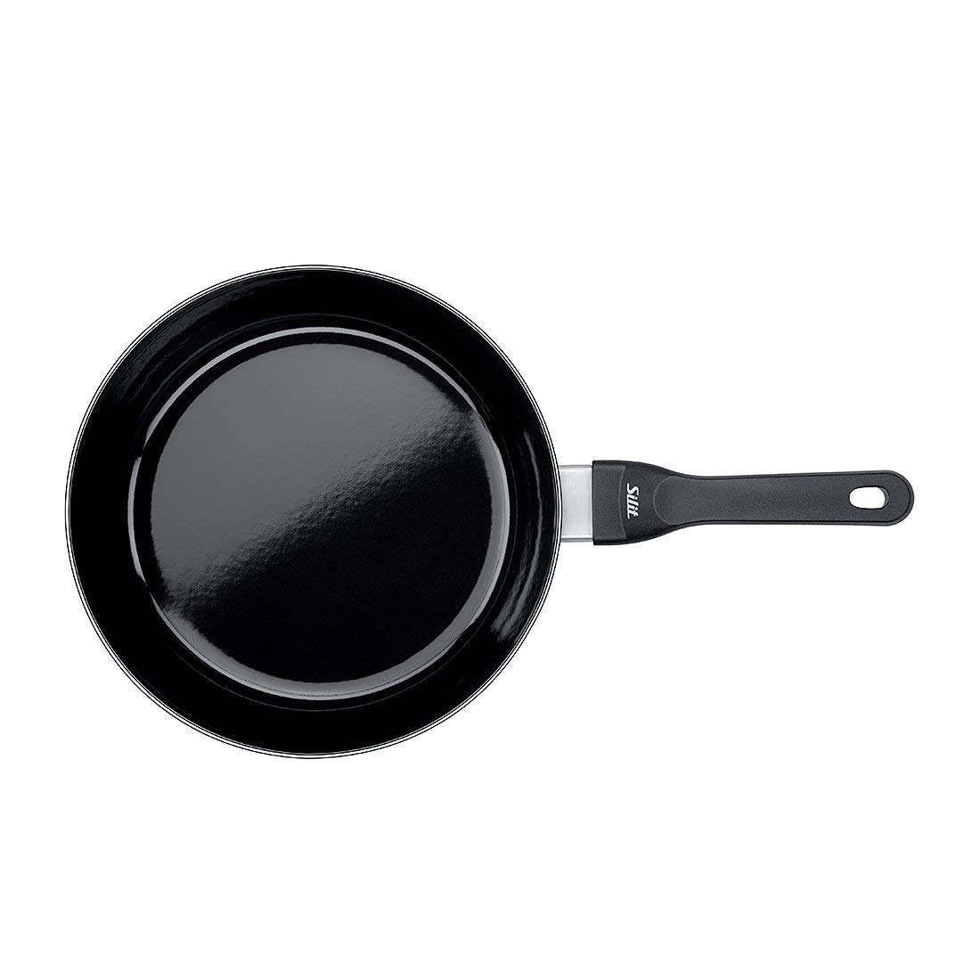 Silit 2110235194 Uncoated Professional with Flame Protection Silargan Functional Ceramic Frying Pan, Black, 28 cm - Image 2