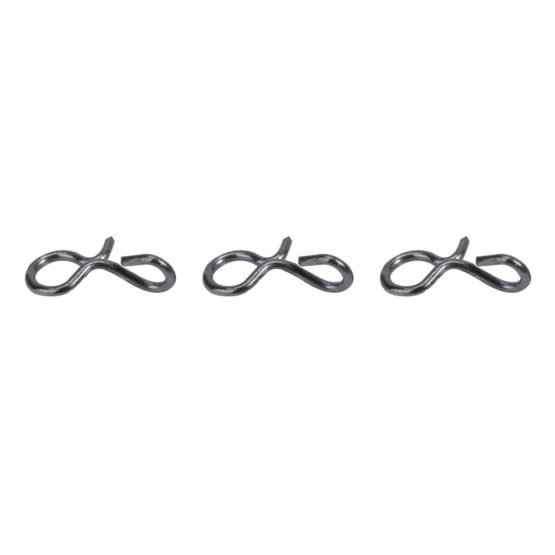 VGEBY 50pcs Fishing Snaps, Black Stainless Steel Fly Hook Lure Snap Quick Change Fishing Snaps - Image 3