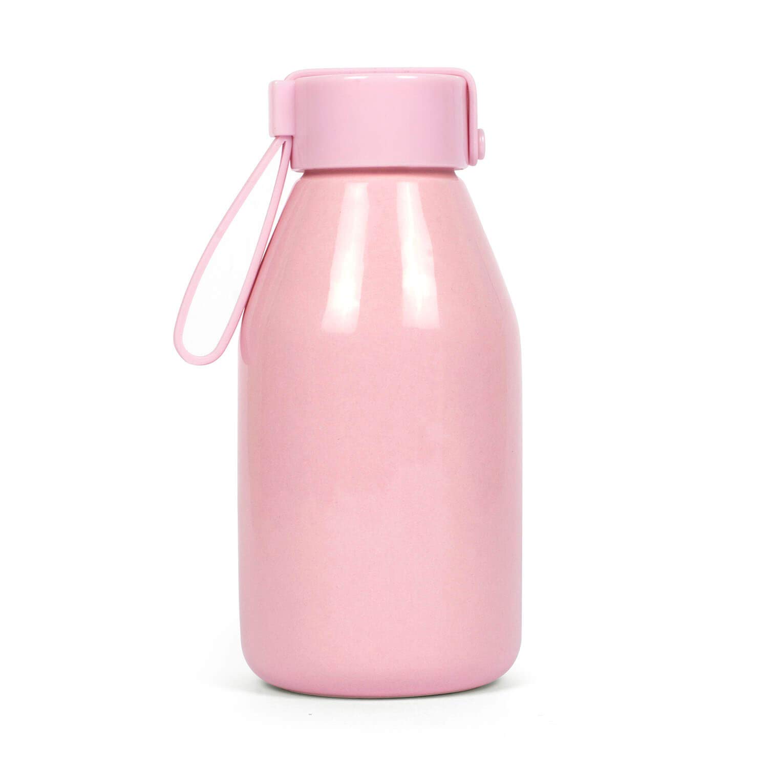 Thumbs Up Ceramic Water Bottle, Pink, 340 ml - Image 3