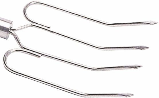 MasterClass Stainless Steel Meat Lifting Forks (Set of 2), Silver - Image 3