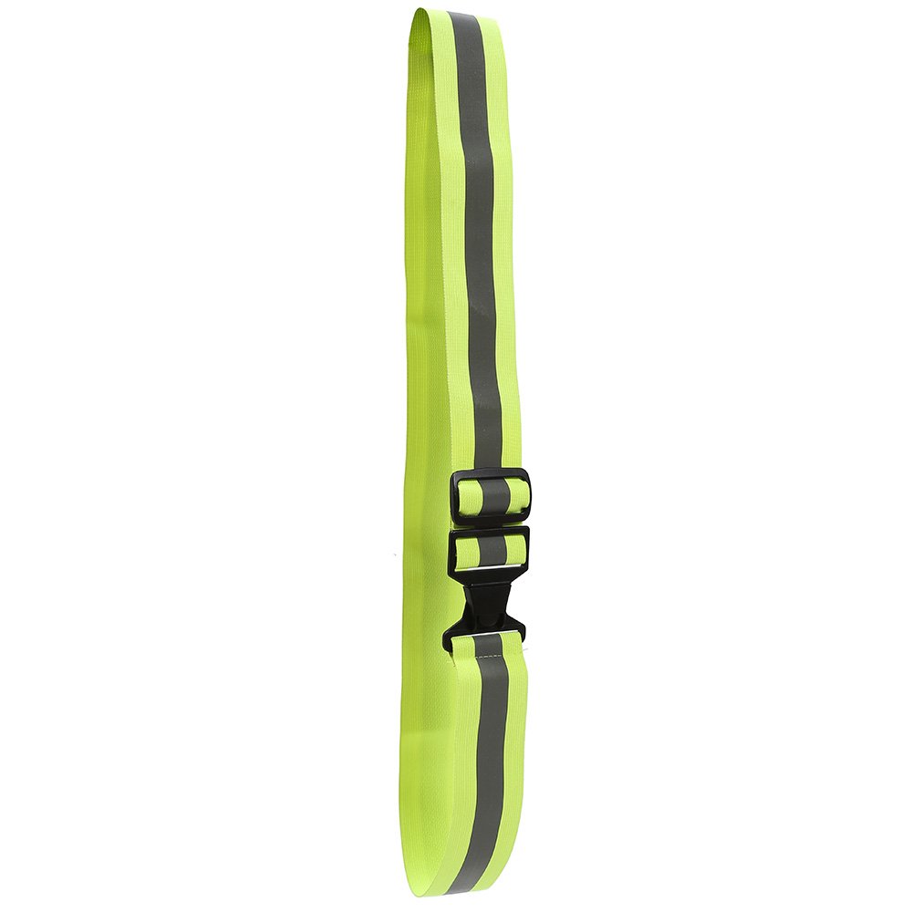 5 Colors Optional High Visibility Waist Belt,Reflective Running Gear,Running Belt (Yellow, S-XL) - Image 3