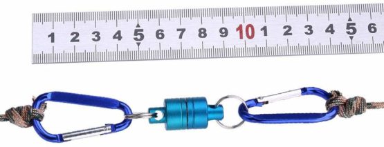 Fly Fishing Magnetic Release Holder Carabiner Aluminium Alloy Fly Fishing Landing Net Buckle Landing Net Connector for Outdoor Fishing - Image 2