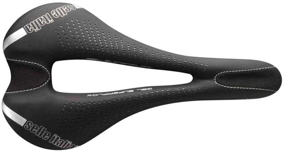 Selle Italia MAX SLR Gel Superflow Bike Saddle L, Black, Standard