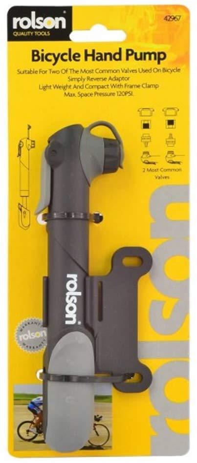 Rolson 42967 Bicycle Hand Pump, Black - Image 2
