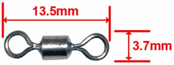 EZI SZ 8 Sea Carp Fishing Tackle Pike 60LB Rolling Swivels # 4600150 - Image 3