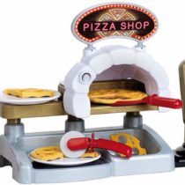 Theo Klein 7309 Pizza Shop I including Play pizza to cover and lots of shop accessories I EC card and reader with sound I Dimensions: 37 cm x 14.5 cm x 23.5 cm I Toys for children aged 3 and over