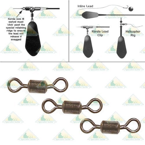 320pcs/box High-strength Heavy Duty Fishing Rolling Swivels Ball Bearing Swivel with Solid Rings Fishing Hook Connector Tackle Box - Image 4