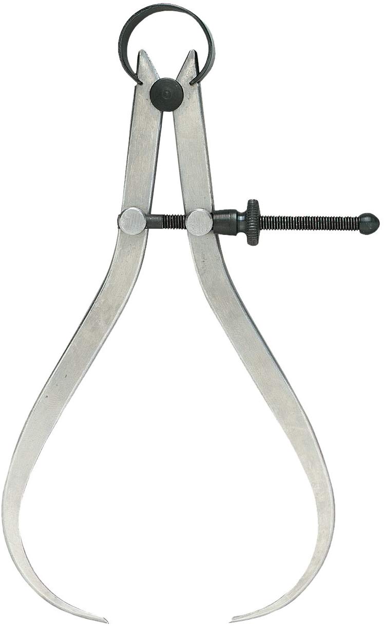 General Tools Outside Caliper, 12-1/4 Inch Jaw Capacity (452-12), Solid Black, 12"