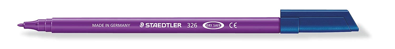 Staedtler Noris Club 326-6 tip Approx. 1.0 mm, Washes Out, Pack of 10 in Cardboard Box, Purple, 1 count (Pack of 10)