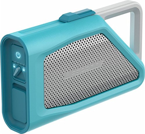LifeProof Aquaphonics AQ9 Waterproof Portable Bluetooth Speaker - Teal/Cool Grey, Clear Water (Teal/Grey) - Image 2