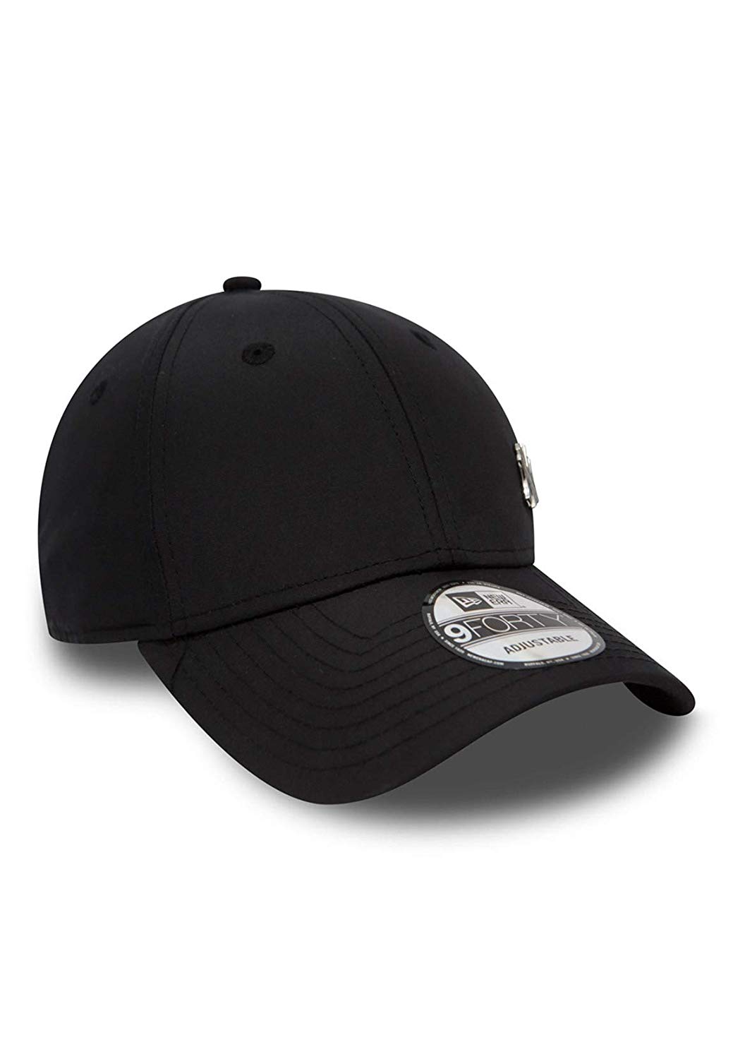 New Era Unisex Mlb Flawless Logo Basic 9Forty Cap, New York Yankees - Black - Image 2