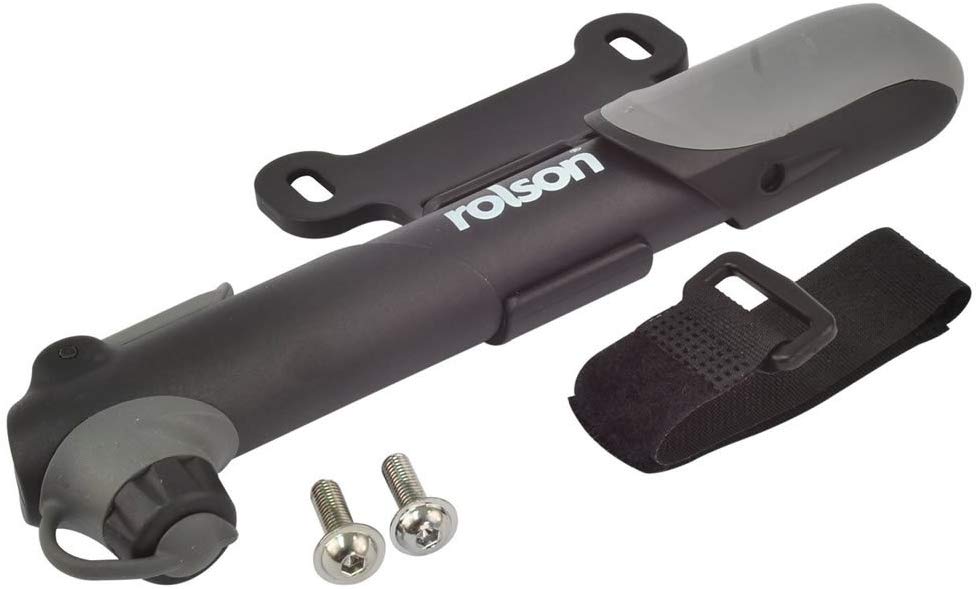 Rolson 42967 Bicycle Hand Pump, Black