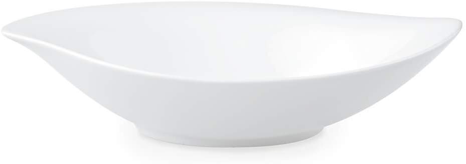 Villeroy & Boch New Cottage Special Serve Salad 21 x 18 cm Deep Bowl, White, 23.5 x 18.5 x 7.5 cm