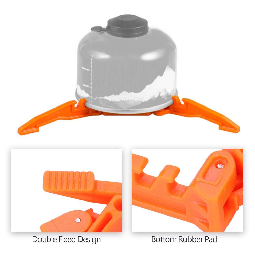 Alomejor Gas Tank Bracket Outdoor Folding PC Camping Gas Tank Bracket Bottle Shelf Canister Stand Tripod For Outdoor Camping Picnic - Image 4