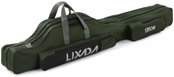 Lixada Portable Fishing Bag Folding Fishing Rod Reel Bag Outdoor Fishing Carrier Bag100cm/130cm/150cm