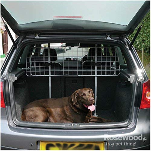 Rosewood Dog Car Guard, Silver - Image 4