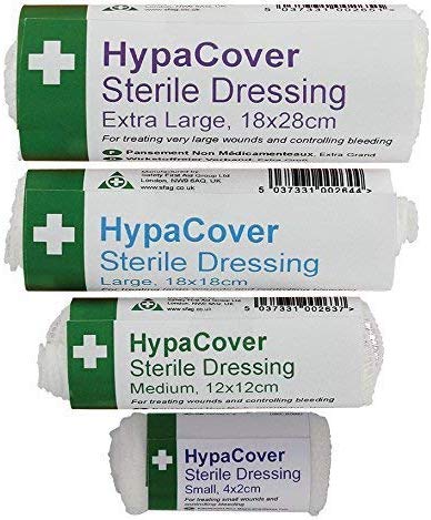 Safety First Aid Group Group HypaCover Sterile Dressing Bandage Small 4 x 2cm (Pack of 6), Small (4 x 2cm) - Image 3