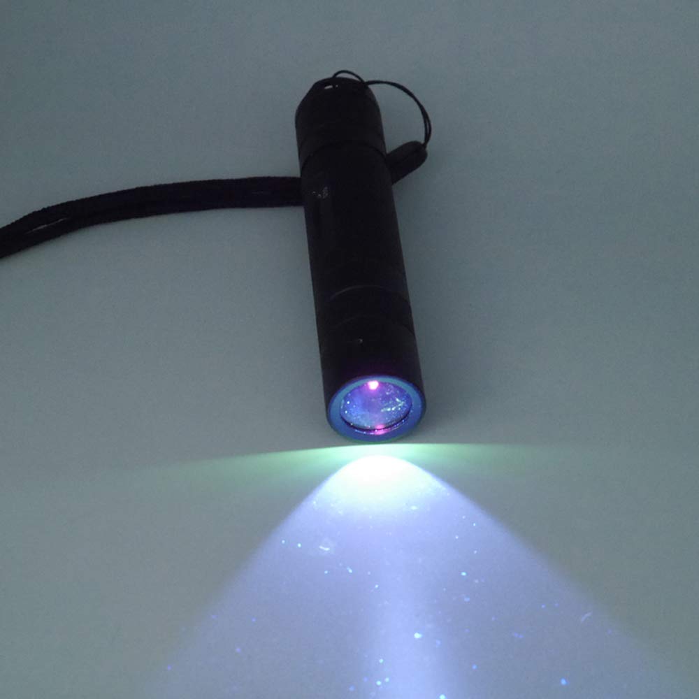 365nm UV Torch Rechargeable, BESTSUN Ultraviolet Light Flashlight Professional LED Black Light Torches for UV Glue Curing, Scorpions, Photography, AC Leak Detector, Currency, Diamond, Jade - Image 3