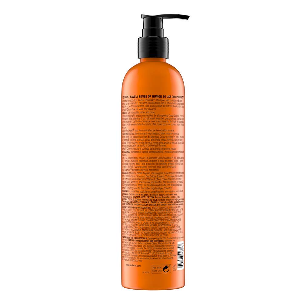 Bed Head by Tigi Colour Goddess Shampoo for Coloured Hair 400 ml, 400 ml (Pack of 1) - Image 3