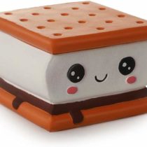 Anboor Squishies Smore Chocolate Sandwich Biscuit Jumbo Squishy Slow Rising Squeeze Toys Stress Relief Kawaii Soft Gift Collection (1 Pcs)