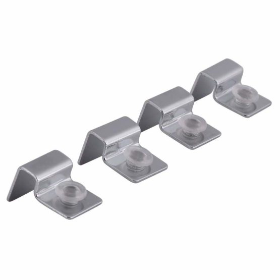 Pack Of 4 Stainless Steel Aquarium Fish Tank Glass Cover Clip Support Holder for Protecting(6Mm) - Image 4