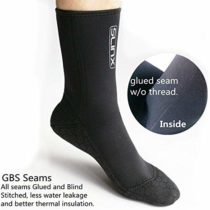 PAWHITS Wetsuit Socks 3mm Neoprene Socks Thermal Anti-slip Diving Socks for Men Women Diving Snorkeling Swimming Surfing Sailing Kayaking