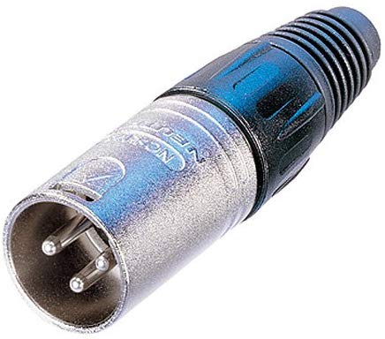 Neutrik NC7MX Male 7 Pin XLR Line Connector, Black, Silver