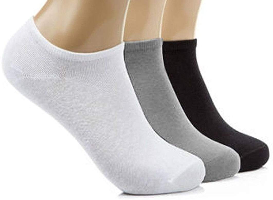 Bonjour 12 works Mens Sport Performance Trainer Low cut Socks - Size 6-11 (Assorted)