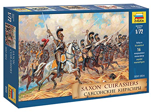 Zvezda 1/72 Saxon Cuirassiers, Mehrfarbig, Small
