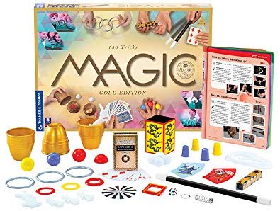 Thames & Kosmos Magic: Gold Edition, Kit to Learn 150 Magic Tricks, Contains 42 Magic Props, Magic Set for Adults and Kids Age 8+