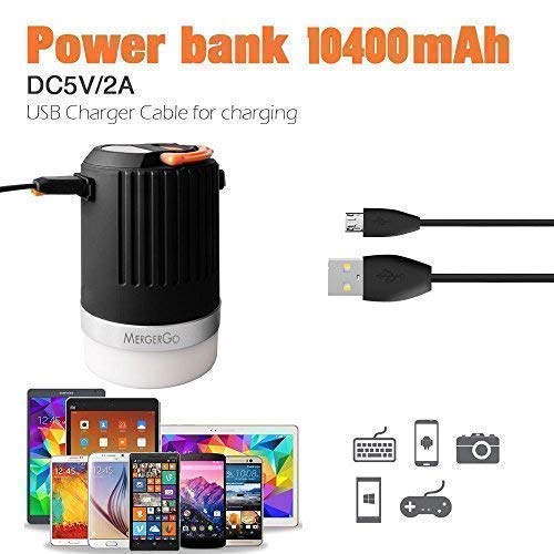 Rechargeable Camping Lantern, New Capacity 10400mAh Power Bank, Portable and Waterproof ,Super Bright - Image 2