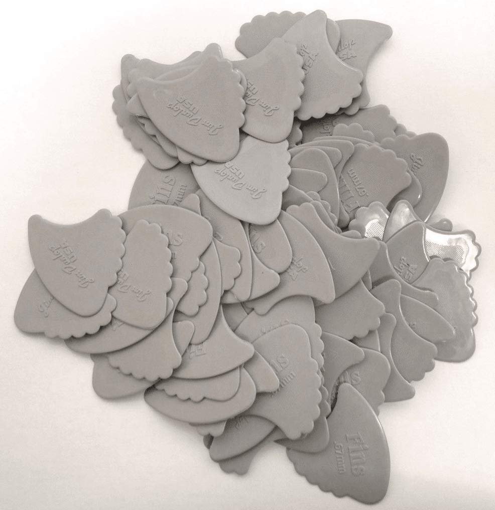 Jim Dunlop 444R.67 Guitar Picks, 0.67 mm, Light Grey