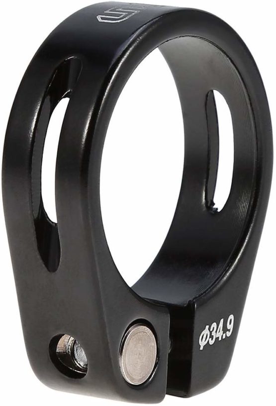 Seatpost Clamp 5Colors 34.9mm Quick Releas Aluminium Alloy Seat Clamp For Mountain Road Bike (34.9mmBlack) - Image 2