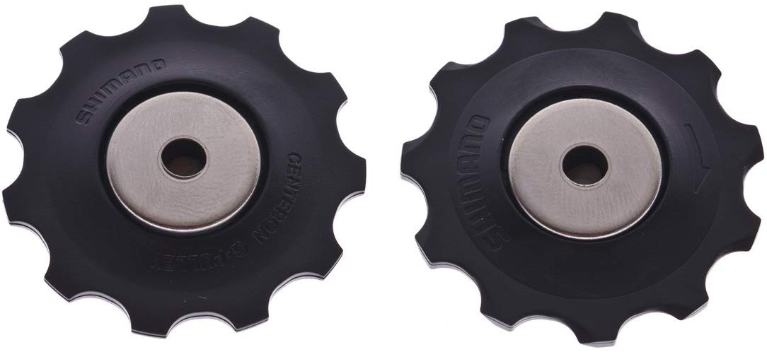 ROAD 105 5700 Rear Derailleur Pulley Black (Pair), Black / Black