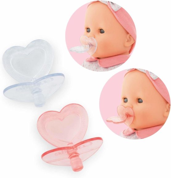 Corolle 140370 BB36/42-2 TÉTINES 2 x teats, Pink, 0