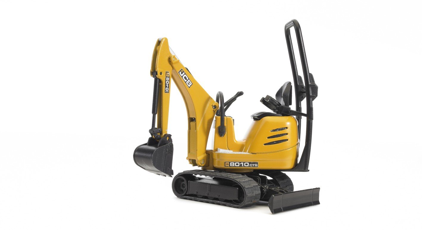 Bruder JCB 8010 CTS Micro Excavator, Multicolor, 13,5 cm × 6,3 cm × 13,5 cm - Image 3
