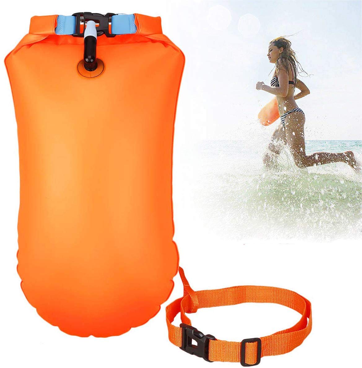 swim safety buoy and dry bag