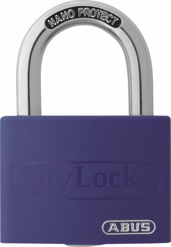 ABUS 508691 T65AL/40"myLock" Aluminium Padlock, Purple