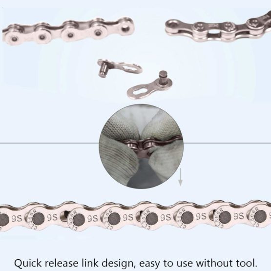 VGEBY1 5Pairs Bicycle Chain Link, Steel Bicycle Chain Joint Cycling Accessory for 6, 7, 8, 9, 10 Speed Chain - Image 4