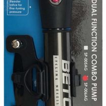 New Beto SP-006AG Tyre & Shock CNC Alloy Mini Hand Presta & Schrader Dual Pump