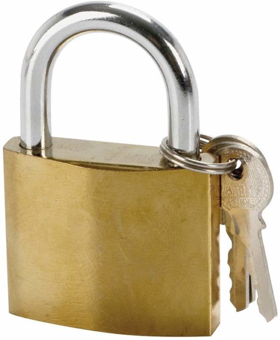 COGEX 80037 Padlock Steel 50 mm, Gold