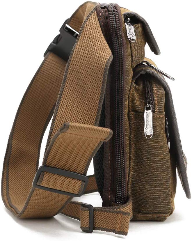 Canvas Drop Leg Bag Hiking Waist Pack for Men Women Travel Outdoor Sports Camping Tactical Motorcycle Riding Cycling Fishing Thigh Fanny Pouch - Image 3