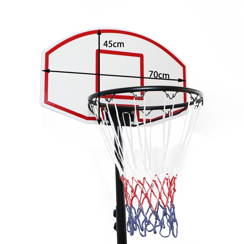 display4top Adjustable 179209cm Portable Basketball Hoop,Portable Basketball Stand on Wheels
