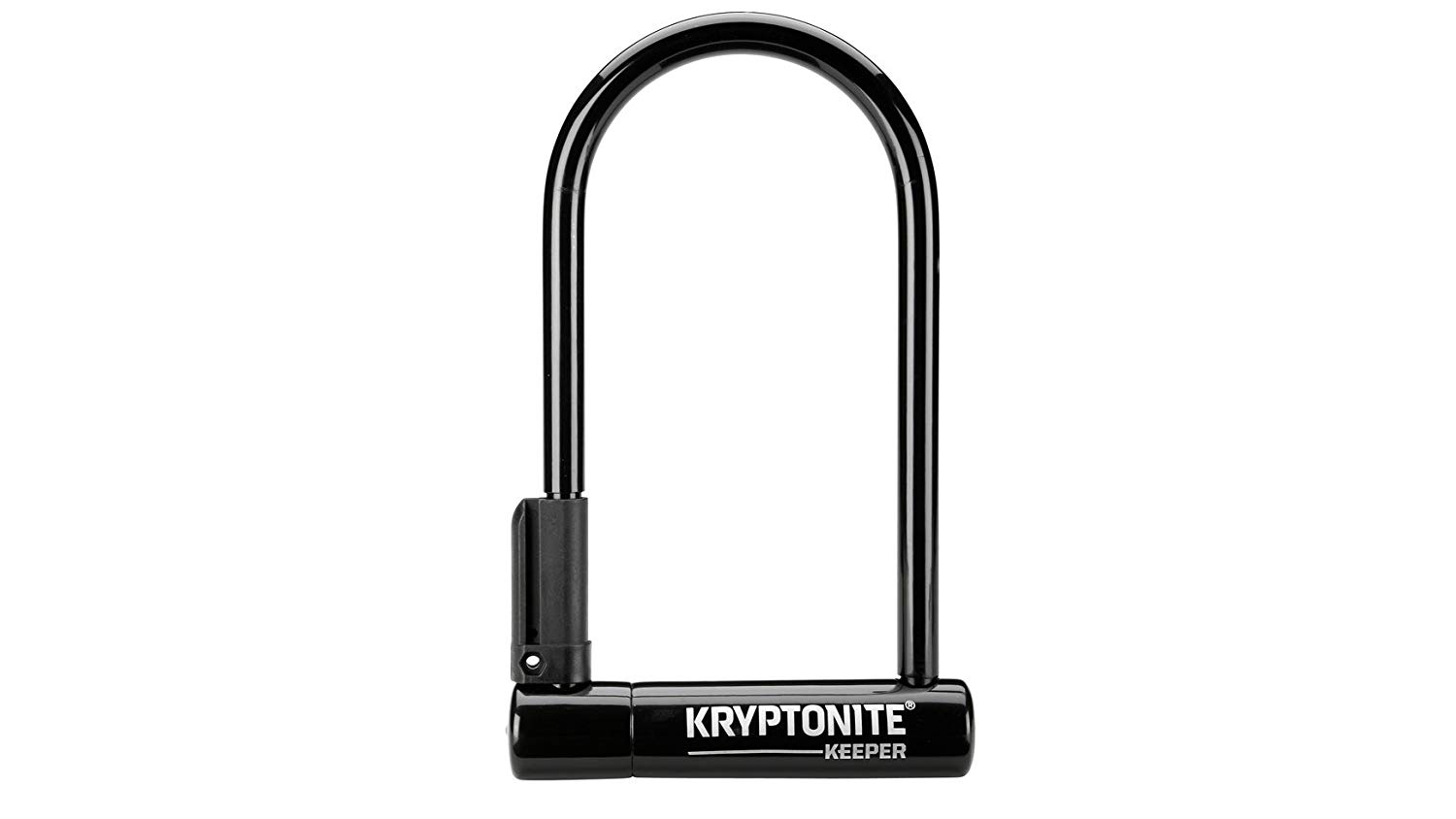 Kryptonite Keeper Standard Bike U-Lock, Heavy Duty Anti-Theft Bicycle U Lock Sold Secure Silver