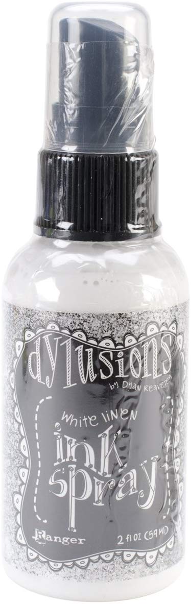Ranger Dylusions By Dyan Reaveley Ink Spray 2oz-White Linen,, 3.55 x 3.55 x 11.17 cm, Multicoloured, 59 ml