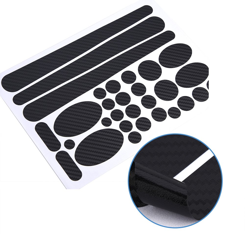 VGEBY Bicycle Decal Stickers Chainstay and Frame Protector Kit for Mountain Bike Road Bike(Black) Bike Chain Frame Protector Cycling Stickers Cube Bike Chain Frame Protector Cycling Stickers Cube - Image 3