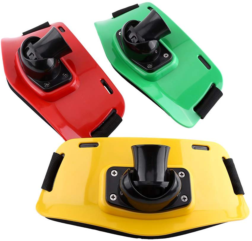 Qii lu Fishing Rod Belt,3 Colors Adjustable Fishing Stand Up Rotary