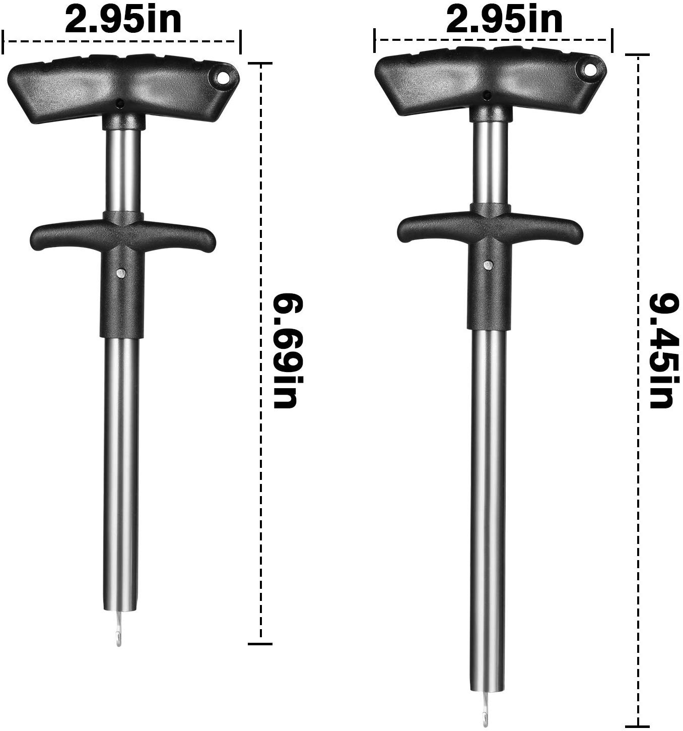 Syhood 2 Pieces Fish Hook Remover Tshaped Hook Puller Fish Hook Separator Fishing Tool BigaMart