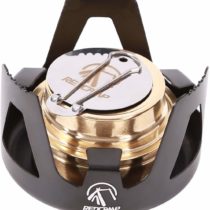 REDCAMP Mini Spirit Burner, Ultralight Portable Alcohol Stove for Backpacking Hiking Outdoor, Small Lightweight Camping Stove for BBQ Cooking Picnic