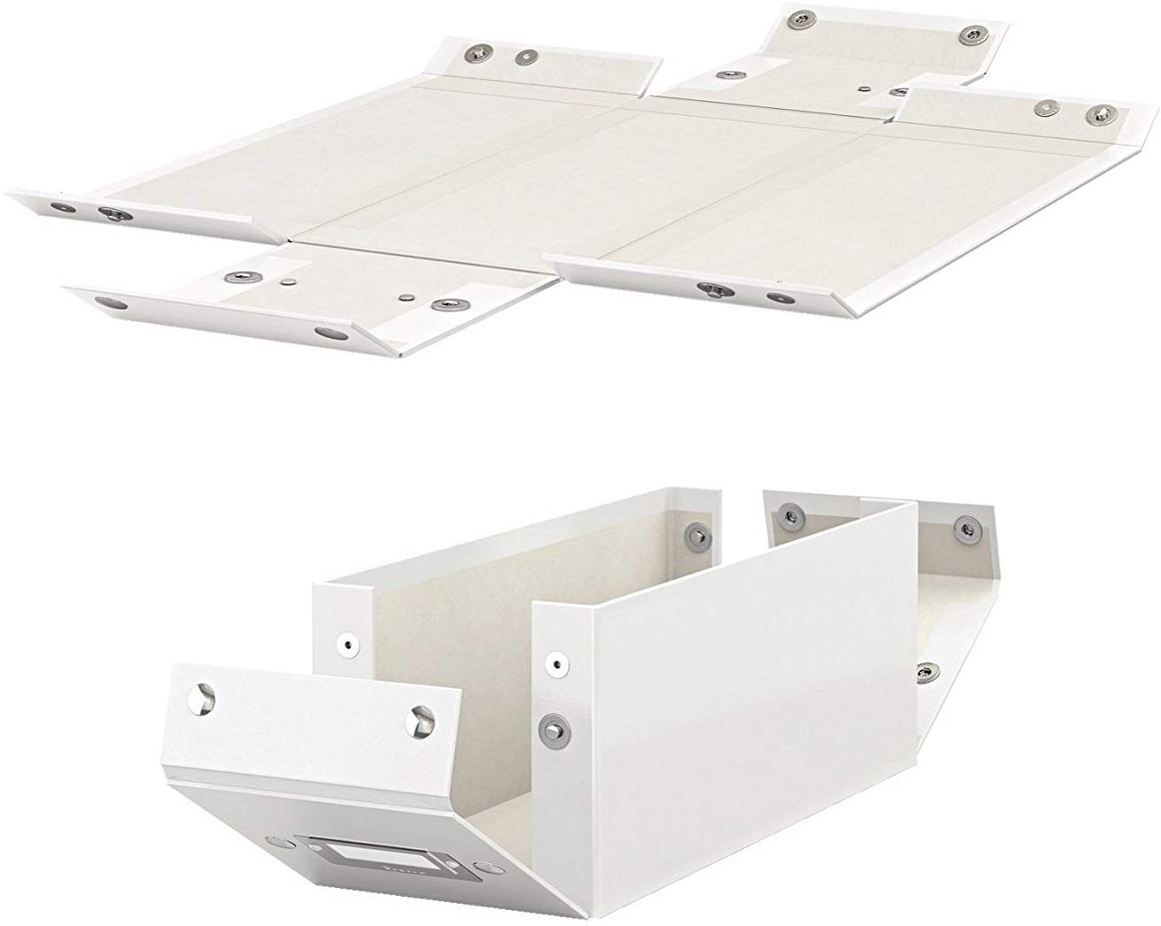 Leitz Organiser Box, Click and Store Range 60580001 - Medium, White - Image 4
